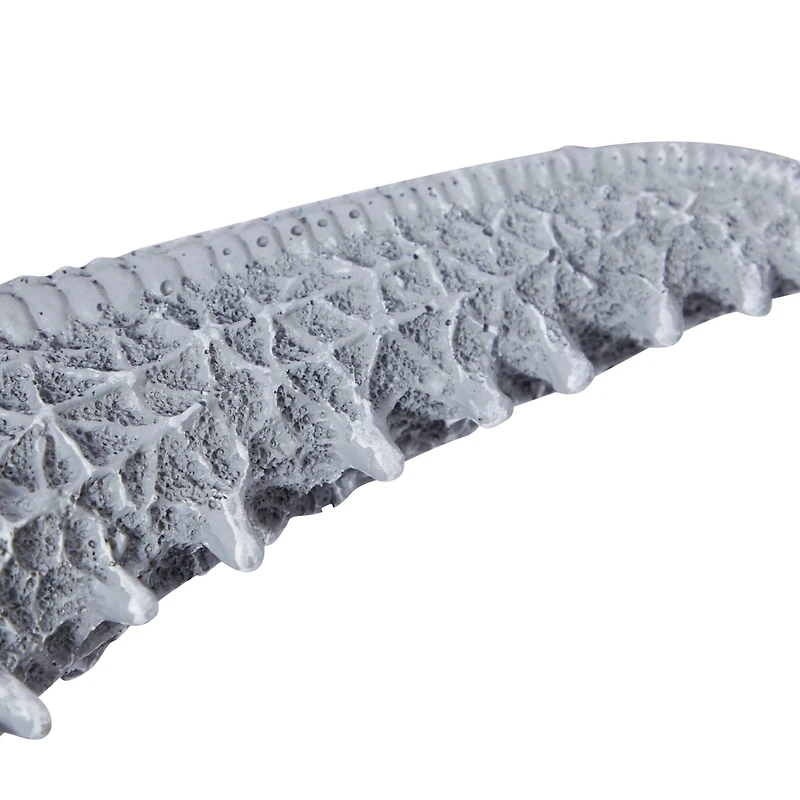 Grey Coastal Polystone Wall Decor, 14" x 14"