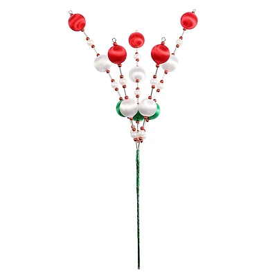 12" Ball Ornament Spray Pick by Ashland