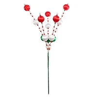 12" Ball Ornament Spray Pick by Ashland