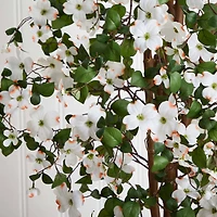 5ft. Potted Dogwood Silk Tree