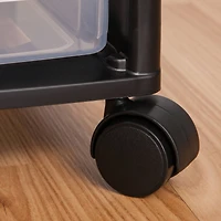 IRIS Black 5-Case Scrapbook Cart