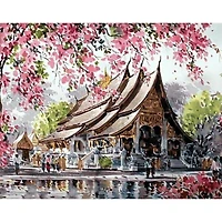 Wizardi Pagoda Diamond Painting Kit