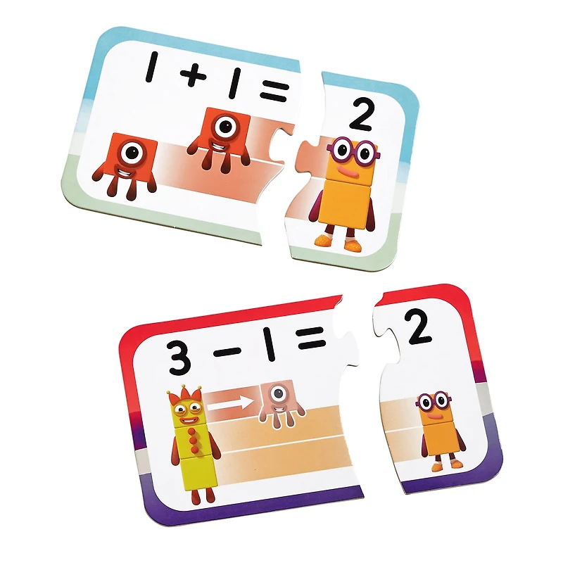 hand2mind Numberblocks® Simple Cut Adding & Subtracting Puzzle Set