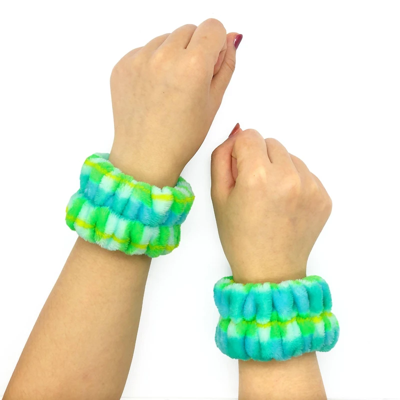 Blue, Green & Yellow Spa Wristbands, 2ct. by Creatology™