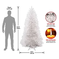 6.5ft. Unlit Dunhill® White Fir Artificial Christmas Tree