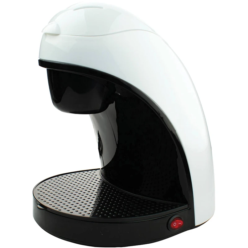 Brentwood White Single-Serve Coffee Maker with Porcelain Mug