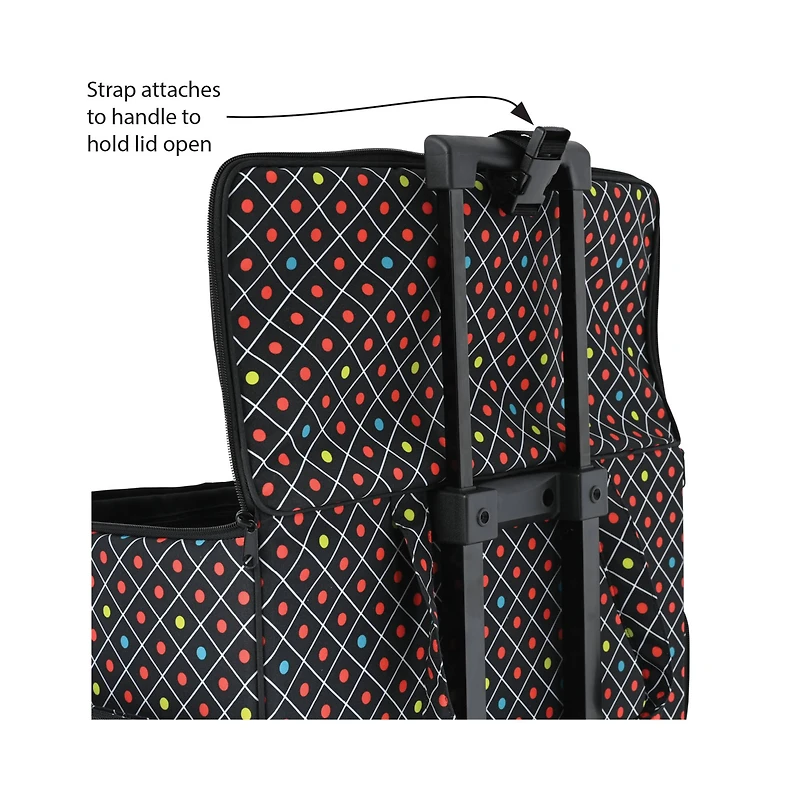 Dritz® 2-Wheel Rolling Sewing Machine Tote
