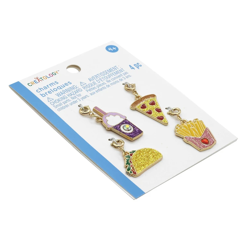 12 Packs: 4 ct. (48 total) Fast Food Charms by Creatology™