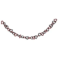 6ft. Red & Black Heart Garland by Ashland®