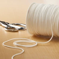 Beadsmith® Fablastic™ 3mm White Round Spandex Cord