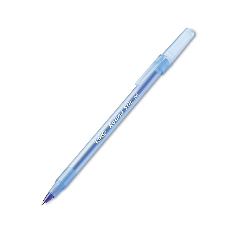 BIC® Round Stic® Xtra Life Blue Ball Pen, 2 packs of 60