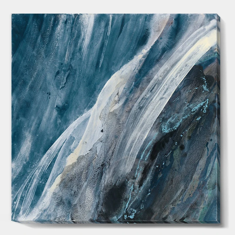 Designart - Splash Blue Indigo