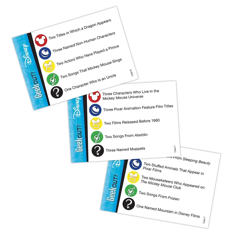 USAopoly Geek Out! Disney Game