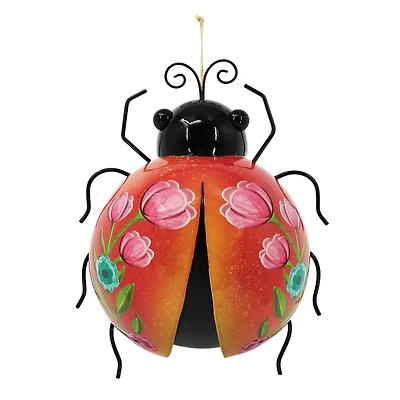 8" Orange & Pink Ladybug Wall Décor by Ashland®