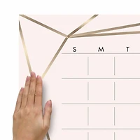 RoomMates Blush Beauty Dry Erase Calendar Peel & Stick Wall Decal