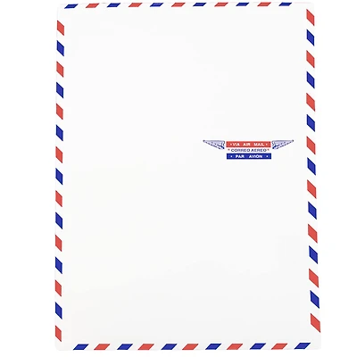 JAM Paper 9" x 12" White Airmail Envelopes