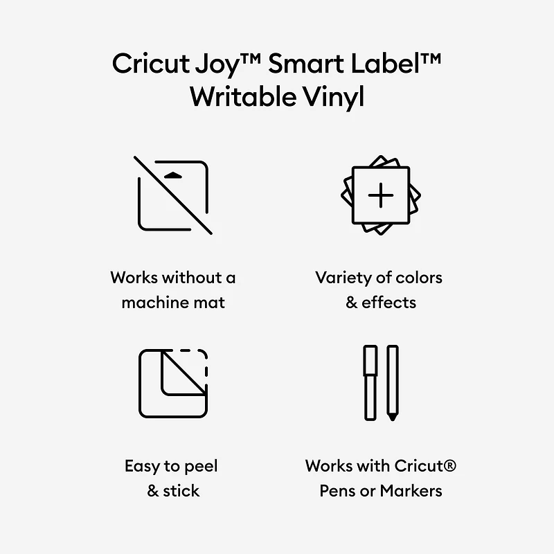Cricut Joy™ Smart Label™ Permanent Writable Vinyl