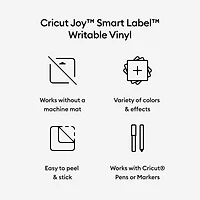 Cricut Joy™ Smart Label™ Permanent Writable Vinyl