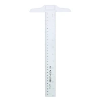 24 Pack: Art Alternatives 12" Clear Plastic T-Square