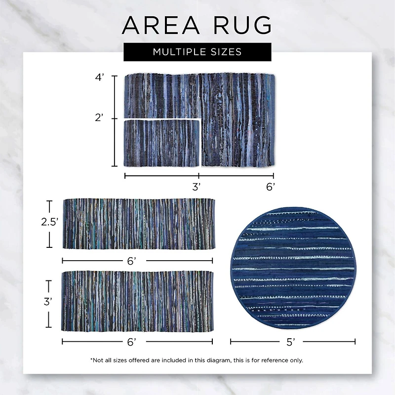 DII® Black With Natural Jute Stripes Hand-Loomed Rug, 2ft. x 3ft.