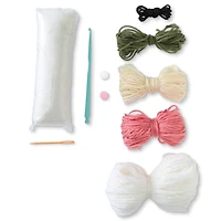 Intermediate Santa Mug Mocha Amigurumi Crochet Ornament Kit by Loops & Threads®