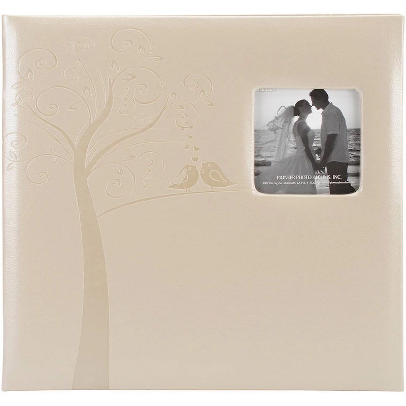 Pioneer® Tree Embossed Wedding Post Bound Photo Album