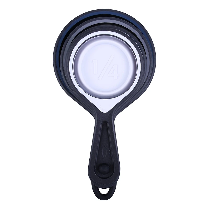 Navy Silicone Measuring Cup Set by Makery®