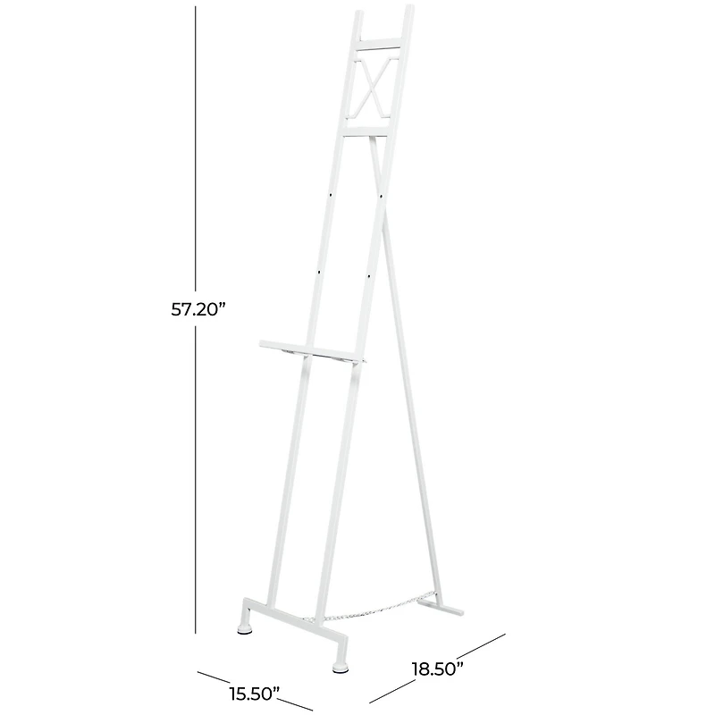White Metal Easel