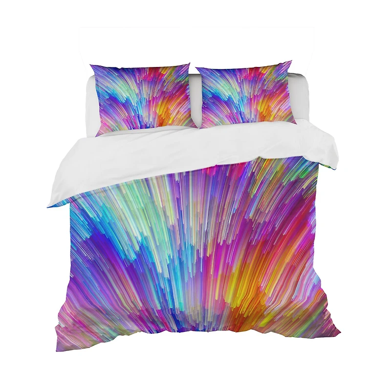 Designart 'Synergies of Painter Palette' Modern & Contemporary Bedding Set
