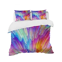 Designart 'Synergies of Painter Palette' Modern & Contemporary Bedding Set