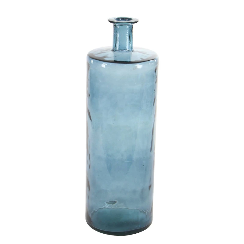 Charcoal Glass Coastal Vase