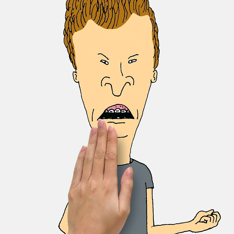 RoomMates Beavis and Butt-Head Peel & Stick Giant Wall Decals