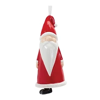12ct. Ceramic Santa Bell Ornament