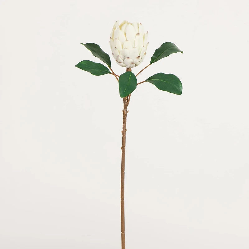 26in. Artificial King Protea Flower Stems - Set of 4
