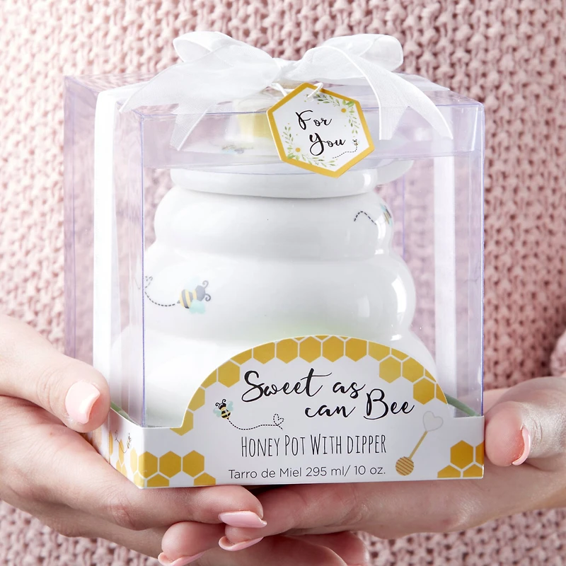 Kate Aspen® Sweet As Can Bee Ceramic Honey Pot