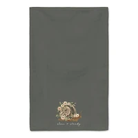 Moody Boho Floral Snail 16" x 25" Towel Set