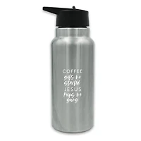 Coffee Gets Me Started Jesus Keeps Me Going 32oz. Tumbler