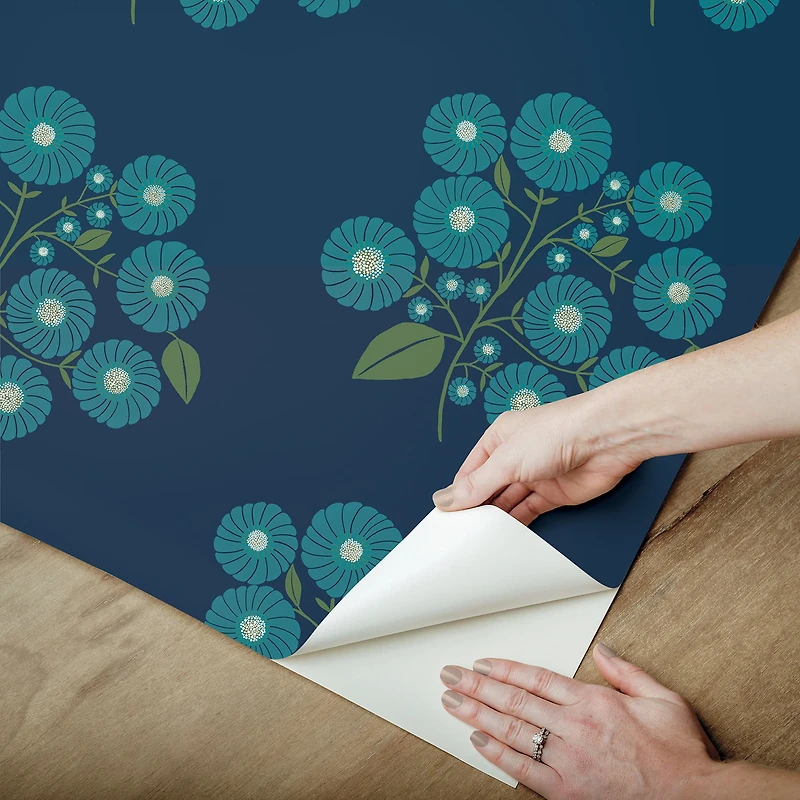 NuWallpaper Jen Hewett StrawFlower Peel & Stick Wallpaper