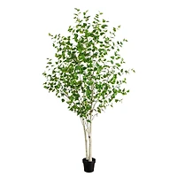 8ft. Artificial Birch Tree with Real Touch Leaves