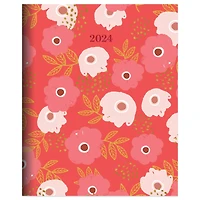 TF Publishing Medium 2024 Poppies Monthly Planner