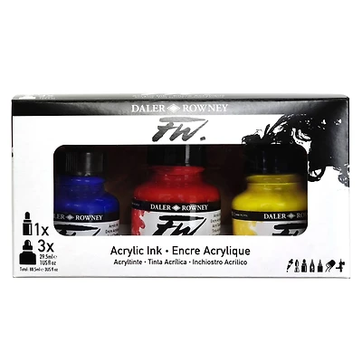 Daler-Rowney® FW Acrylic Ink Starter Set