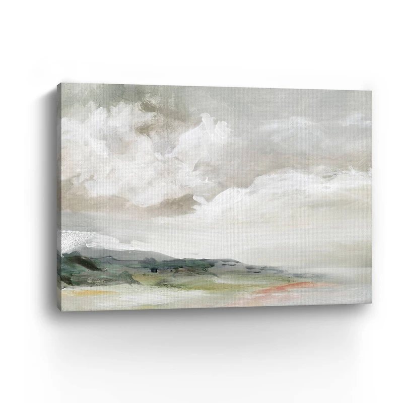 Abstract Earth and Clouds Canvas Giclee