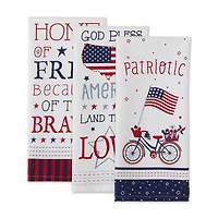 DII® Americana Printed Dishtowel Set