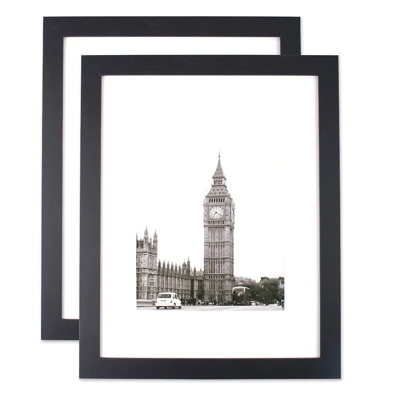 DII® 2 Pack Black 11" x 14" Frame with Mat
