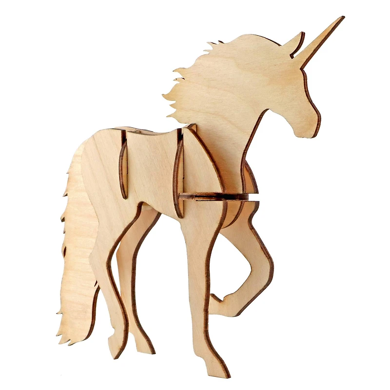 Leisure Arts® Paint It! Build It! Wood Unicorn Kit