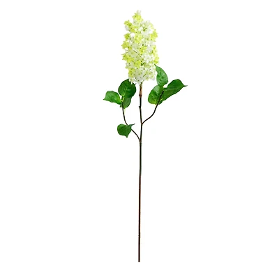 36" White Lilac Flower Stems, 3ct.