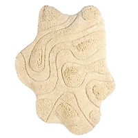 Hello Honey® 43" x 36" Natural Textured Harmony Tufted Rug