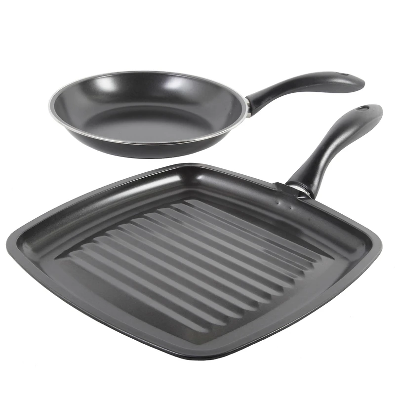 Gibson® Westleton Black 2-Piece Cookware Set