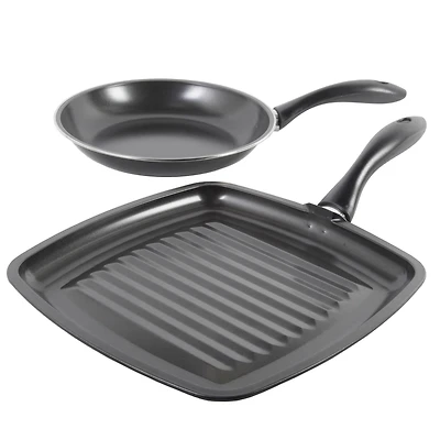 Gibson® Westleton Black 2-Piece Cookware Set