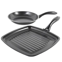 Gibson® Westleton Black 2-Piece Cookware Set